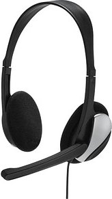 Thumbnail - hama HS-P100 Headset schwarz,silber