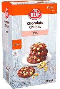 RUF Schokostreusel weiße Schokolade 1,0 kg
