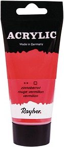 Rayher Acrylic Acrylfarben zinnoberrot 75,0 ml, 1 St.