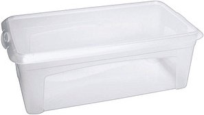 flink & sauber Aufbewahrungsbox 5,0 l transparent 33,5 x 19,0 x 11,0 cm