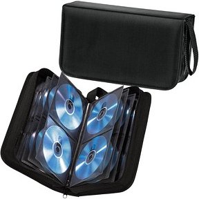 hama 120er CD-/DVD-Tasche Wallet schwarz, 1 St.