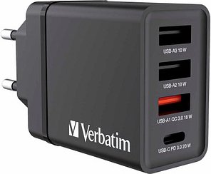 verbatim CHR-30EU1 Ladeadapter schwarz, 30 W