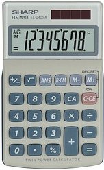 SHARP EL-240SA Taschenrechner lichtgrau