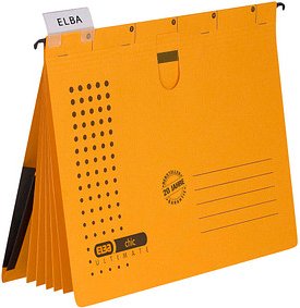 ELBA Personalhefter chic ULTIMATE Karton gelb DIN A4 5x kaufmännische Heftung, 5 St.