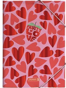 BRUNNEN Sammelmappe Fruity Love DIN A4 rosa/rot, 1 St.