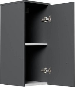 Thumbnail - POSSEIK Bad-Hängeschrank LEVANA M grafit 30,0 x 33,0 x 72,0 cm