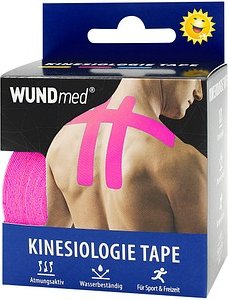 WUNDmed® Tape Kinesiologie 04-040 pink 5,0 cm x 5,0 m, 1 St.