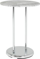 HAKU Möbel Beistelltisch Metall Betonoptik 40,0 x 40,0 x 55,0 cm, 1 St.