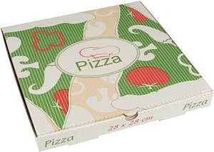 Thumbnail - PAPSTAR Pizzakartons pure 28,0 x 28,0 cm, 100 St.