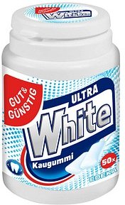 GUT&GÜNSTIG White Mint Kaugummis 50 Dragees