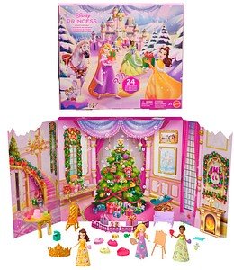 Mattel GAMES Adventskalender Disney Princess mehrfarbig