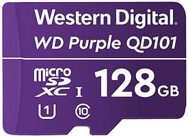 Western Digital Speicherkarte Purple SC QD101 microSDXC, 128 GB, 1 St.