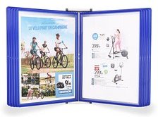 tarifold Wand-Sichttafelsystem 414901 DIN A4 blau mit 10 St. Sichttafeln