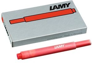 LAMY T10 Tintenpatronen für Füller rot 5 St.