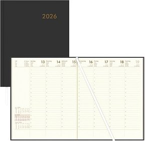 ZETTLER KALENDER Buchkalender Wochenbuch 2026 anthrazit, 1 St.