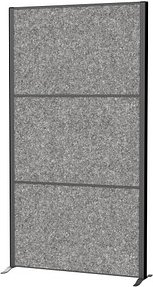 MAUL Akustik-Trennwand MAULconnecto 9601089, dunkelgrau 100,0 x 182,0 cm, 1 St.