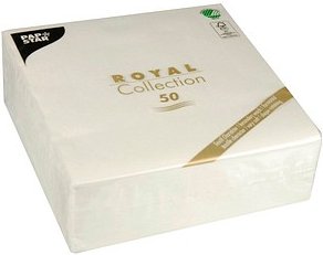 PAPSTAR Servietten weiß 3-lagig 40,0 x 40,0 cm, 50 St.