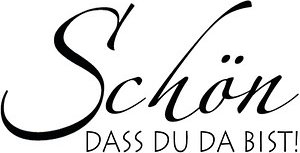 Rayher Motivstempel Schön DASS DU DA BIST! 3,0 x 5,0 cm