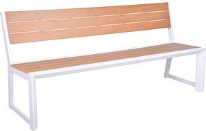 Thumbnail - Garden Pleasure Gartenbank VENICE 305471 braun Metall 180,0 cm