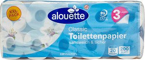 alouette Toilettenpapier XXL PACK 3-lagig, 20 Rollen