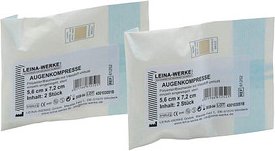 Thumbnail - LEINA-WERKE Augenkompressen REF 61252 weiß 5,6 x 7,2 cm, 2 St.
