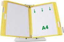 Thumbnail - tarifold Sichttafelsystem 434104 DIN A4 gelb mit 10 St. Sichttafeln, 1 St.