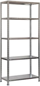Thumbnail - Simonrack Schwerlastregal COMFORT PLUS 5/500 707100014201055 silber 100,0 x 50,0 x 200,0 cm