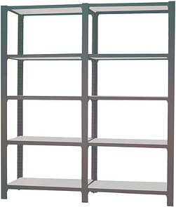 Thumbnail - Simonrack Weitspannregal OFFICLICK 8425437108860 anthrazit, silber 180,0 x 30,0 x 210,0 cm