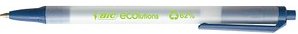 BIC Kugelschreiber ECOlutions® Clic Stic™ transparent/blau, Schreibfarbe: blau, 1 St.