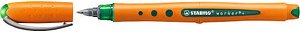 Thumbnail - STABILO worker®+ Tintenroller orange 0,3 mm, Schreibfarbe: grün, 1 St.