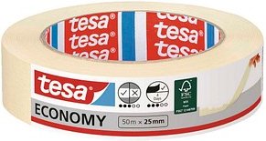 tesa ECONOMY Kreppband beige 25,0 mm x 50,0 m 1 Rolle