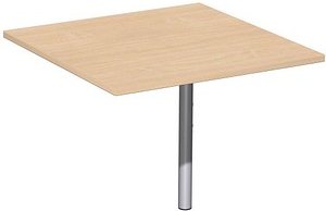 geramöbel Verbindungsplatte Flex buche, quadratisch 80,0 x 80,0 x 2,5 cm