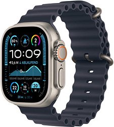 Apple Watch Ultra 2 49 mm (GPS + Cellular) Ocean Armband marine, natur