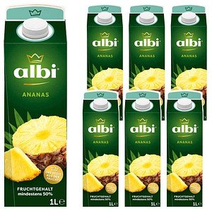 albi® Fruchtnektar Ananas 6x 1,0 l