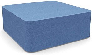 viasit 5-Sitzer Sitzinsel Coloq blau Stoff 120,0 x 120,0 x 45,0 cm, 1 St.
