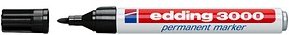 edding 3000 Permanentmarker schwarz 1,5 - 3,0 mm, 1 St.