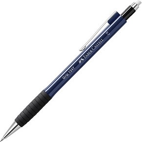 FABER-CASTELL GRIP 1347 Druckbleistift blau B 0,7 mm, 1 St.