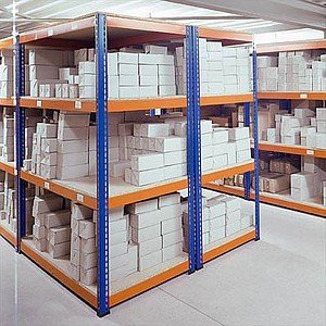 Thumbnail - SCHULTE Weitspannregal 18298-N blau 245,0 x 92,6 x 243,8 cm