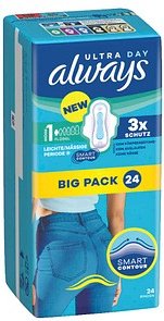 always Binden Ultra Day Normal mit Flügeln, 24 St.