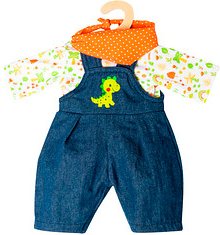 Heless® Latzhose Dino Puppenzubehör