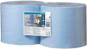Thumbnail - TORK Putztuchrollen Advanced 440 3-lagig blau, 350 Blätter, 2 Rollen