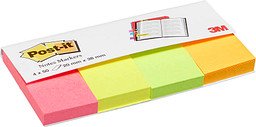 Thumbnail - Post-it® Notes Markers Haftmarker farbsortiert 4x 50 Streifen