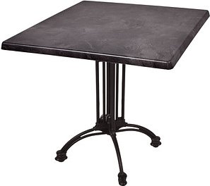 Garden Pleasure MORENA Bistrotisch dunkelgrau 80,0 x 80,0 x 74,0 cm