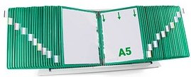 Thumbnail - tarifold Sichttafelsystem 435505 DIN A5 grün mit 50 St. Sichttafeln, 1 St.