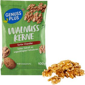 GENUSS PLUS WALNUSSKERNE 100,0 g