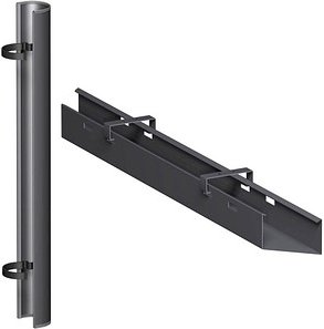 geramöbel Flex Kabelwannen-Set 120,0 cm grau