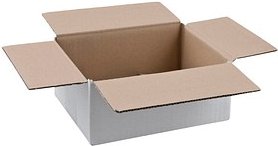 20 Nestler Wellpapp-Faltkartons 1-wellig weiß 22,5 x 16,0 x 10,2 cm Außenmaß