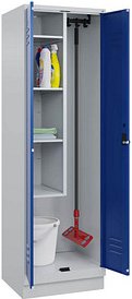CP Putzmittelschrank Classic PLUS 080120-00 S10003 enzianblau, lichtgrau 60,0 x 50,0 x 195,0 cm, aufgebaut, 1 St.