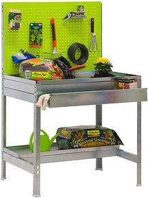 Thumbnail - Simonrack Pflanztisch SIMONGARDEN silber, grün 120,0 x 40,0 x 144,2 cm