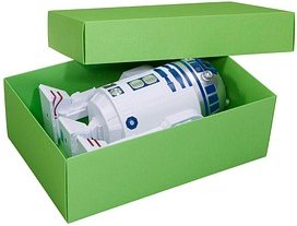 BUNTBOX XL Geschenkboxen 8,6 l grün 34,0 x 22,0 x 11,5 cm